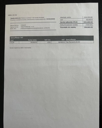 Tesla Model 3 cena 169000 przebieg: 62889, rok produkcji 2022 z Katowice małe 79